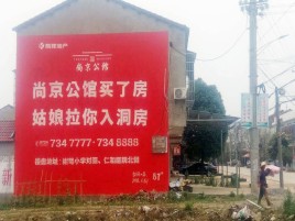  定远墙体广告在乡镇、农村市场的媒体优势