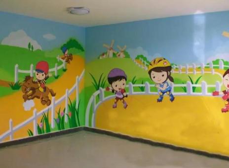 定远幼儿园墙体彩绘制作流程及注意事项