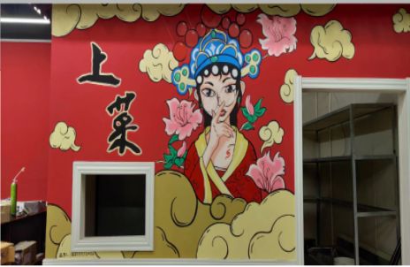  定远墙体彩绘的发展和应用