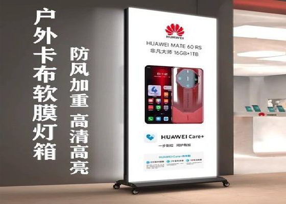  定远户外防水灯箱的应用特点及适用范围。
