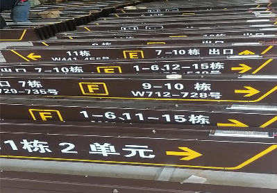  定远广告标识中，常见的几种安装方式。