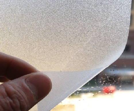  定远玻璃门外面粘广告用什么材料好？