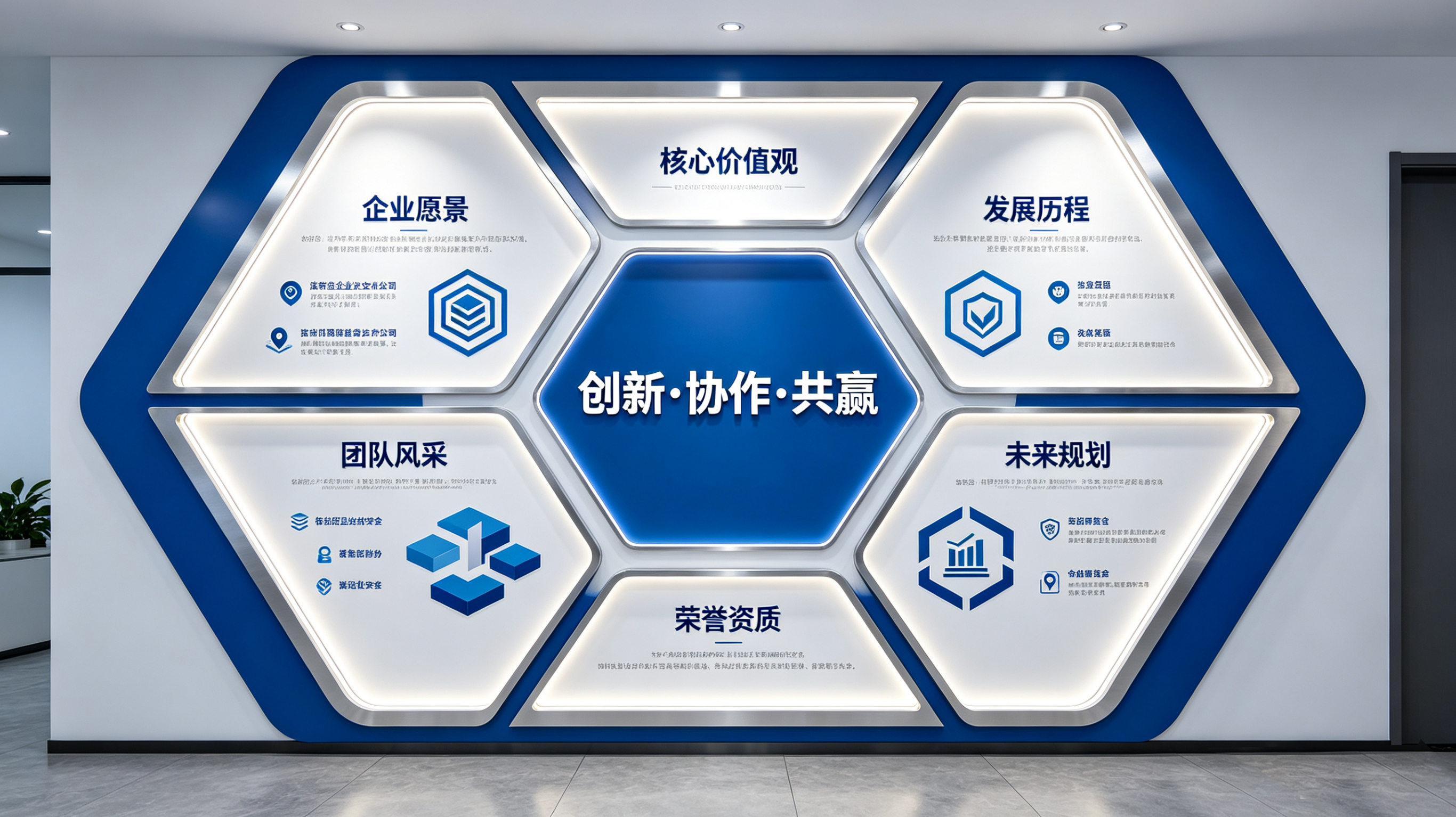  定远企业文化墙六边形避坑指南（新手常犯5个错误）